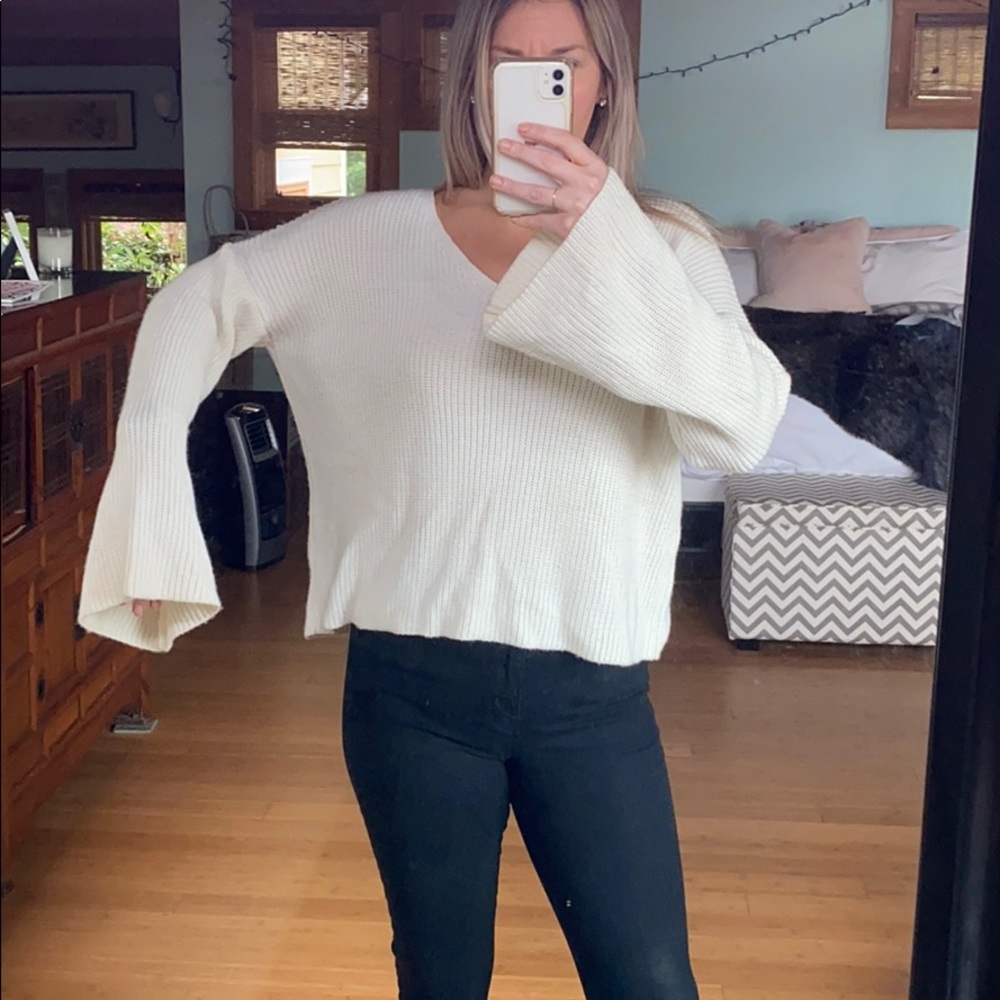 Top shop crop sweater